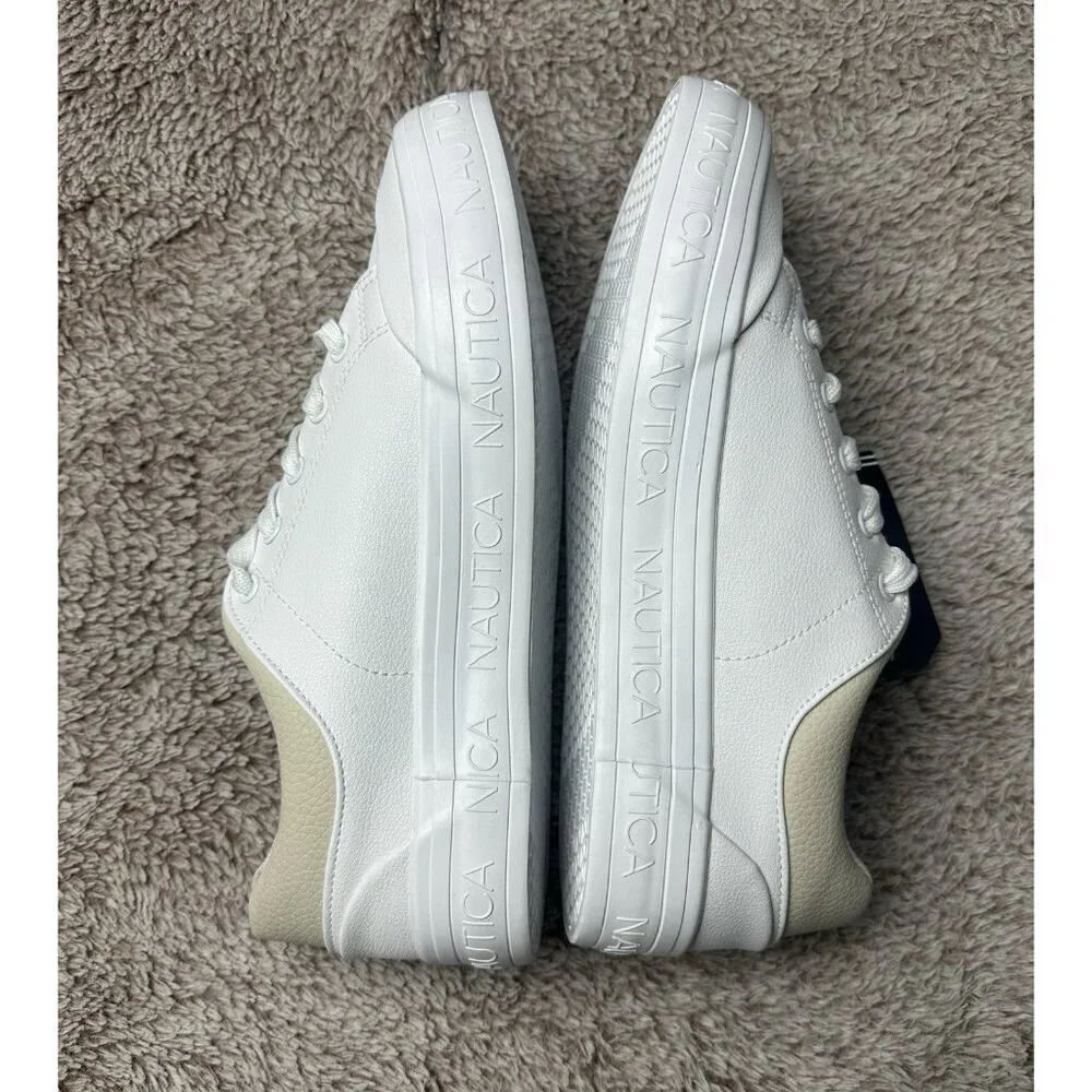 Nautica Lambie Women’s Size 9 White/Bone Sneakers NWT Read Description - Picture 7 of 16